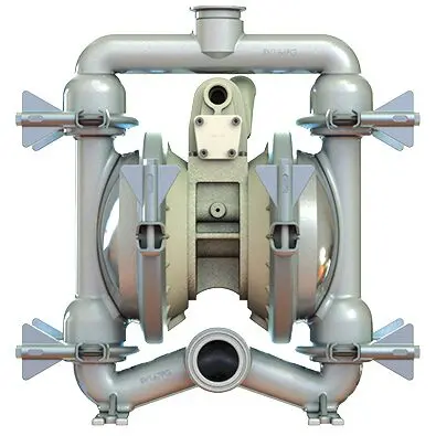 A close up of the top part of a pump