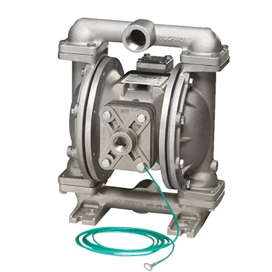 A close up of an air operated diaphragm pump